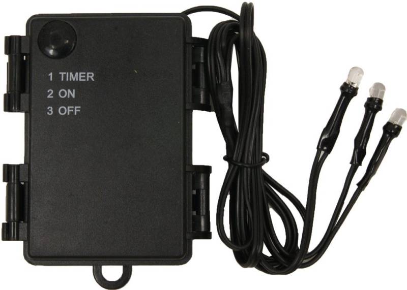 FADEDA Krippen-Zubehör FADEDA Batteriebox f. 3x AA, ON/OFF/TIMER mit 3 LED, Höhe in cm: 10 (1 St) von FADEDA