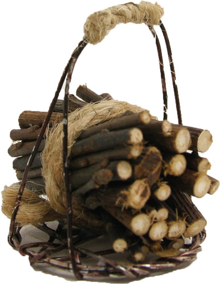 FADEDA Krippen-Zubehör FADEDA Korb mit Reisig, Höhe in cm: 4 (1 St) von FADEDA