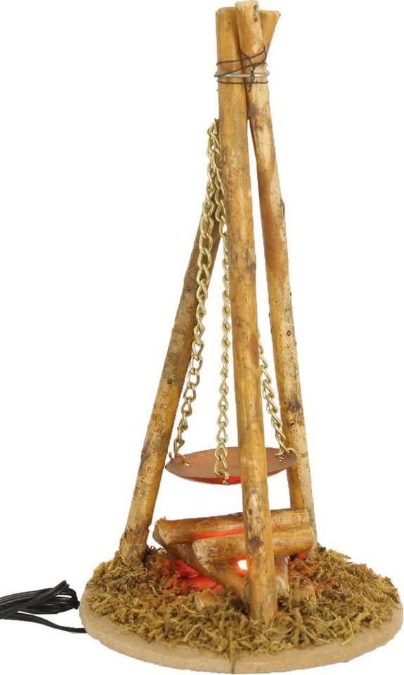 FADEDA Krippen-Zubehör FADEDA Lagerfeuer, LED, Höhe in cm: 15 (1 St) von FADEDA