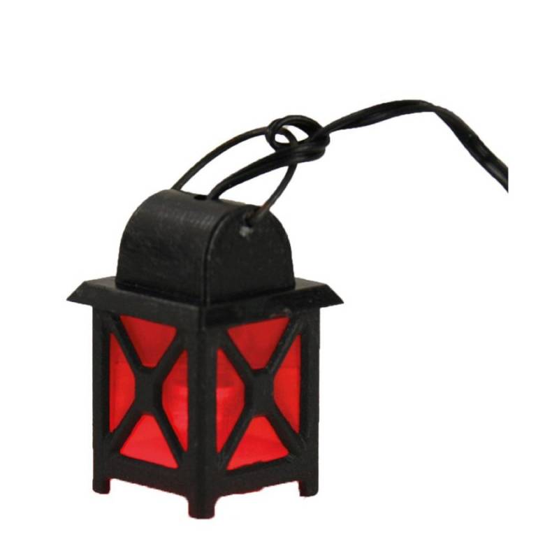 FADEDA Krippen-Zubehör FADEDA Laterne Kunststoff rot, LED, Höhe in cm: 3,3 (1 St) von FADEDA