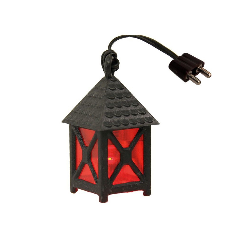 FADEDA Krippen-Zubehör FADEDA Laterne rot, 4-eckig, 3,5V, LED, Höhe in cm: 3 (1 St) von FADEDA