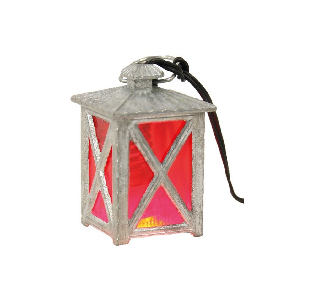 FADEDA Krippen-Zubehör FADEDA Laterne rot, 4-eckig, 3,5V, LED, Höhe in cm: 3 (1 St) von FADEDA