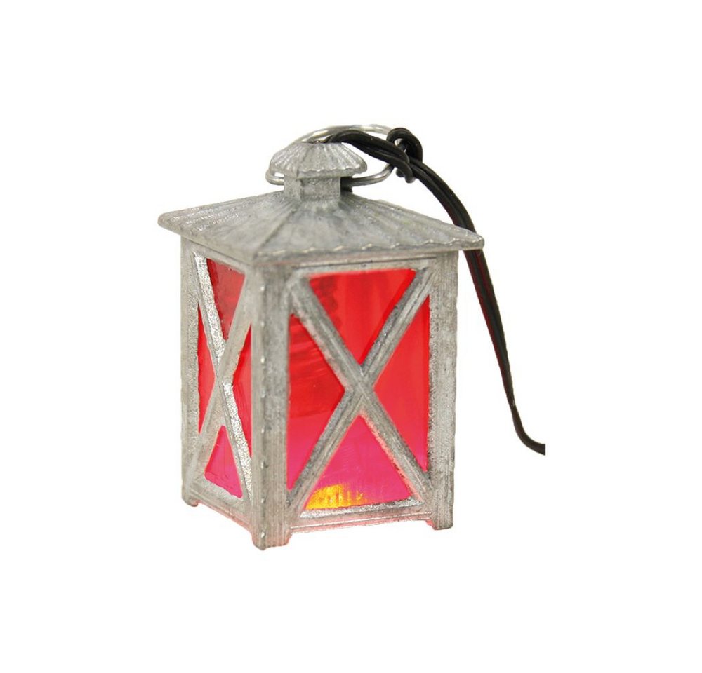 FADEDA Krippen-Zubehör FADEDA Laterne rot, 4-eckig, 3,5V, LED, Höhe in cm: 4 (1 St) von FADEDA