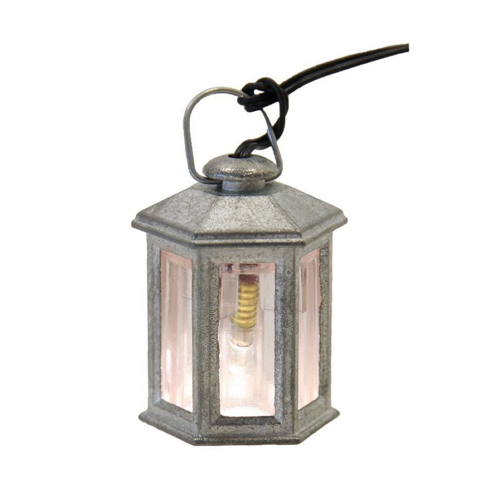 FADEDA Krippen-Zubehör FADEDA Laterne weiß, 6-eckig, 3,5V, LED, Höhe in cm: 4 (1 St) von FADEDA