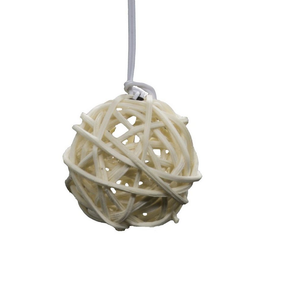 FADEDA Krippen-Zubehör Hängelampe Rattankugel LED 3,5V (0 St) von FADEDA