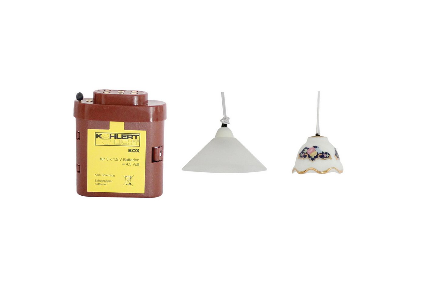 FADEDA Krippen-Zubehör Hängelampen-Set LED mit Batteriebox (0 St) von FADEDA