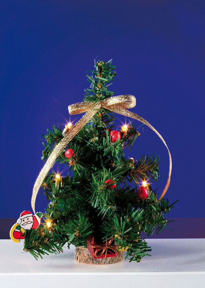 FADEDA Krippen-Zubehör Weihnachtsbaum mit 6 LEDs (0 St) von FADEDA