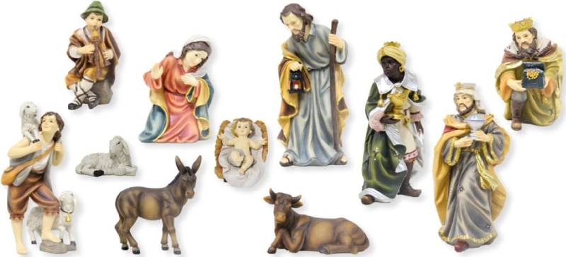 FADEDA Krippenfigur 11x FADEDA Mathias-Krippenfiguren, Höhe in cm: 9 (11 St) von FADEDA