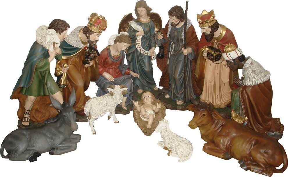 FADEDA Krippenfigur 12x FADEDA Krippenfiguren, Höhe in cm: 60 (2 St) von FADEDA
