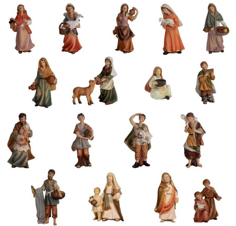 FADEDA Krippenfigur 18x FADEDA Markus-Krippenfiguren, Zusatzfiguren, Höhe in cm: 11 (18 St) von FADEDA