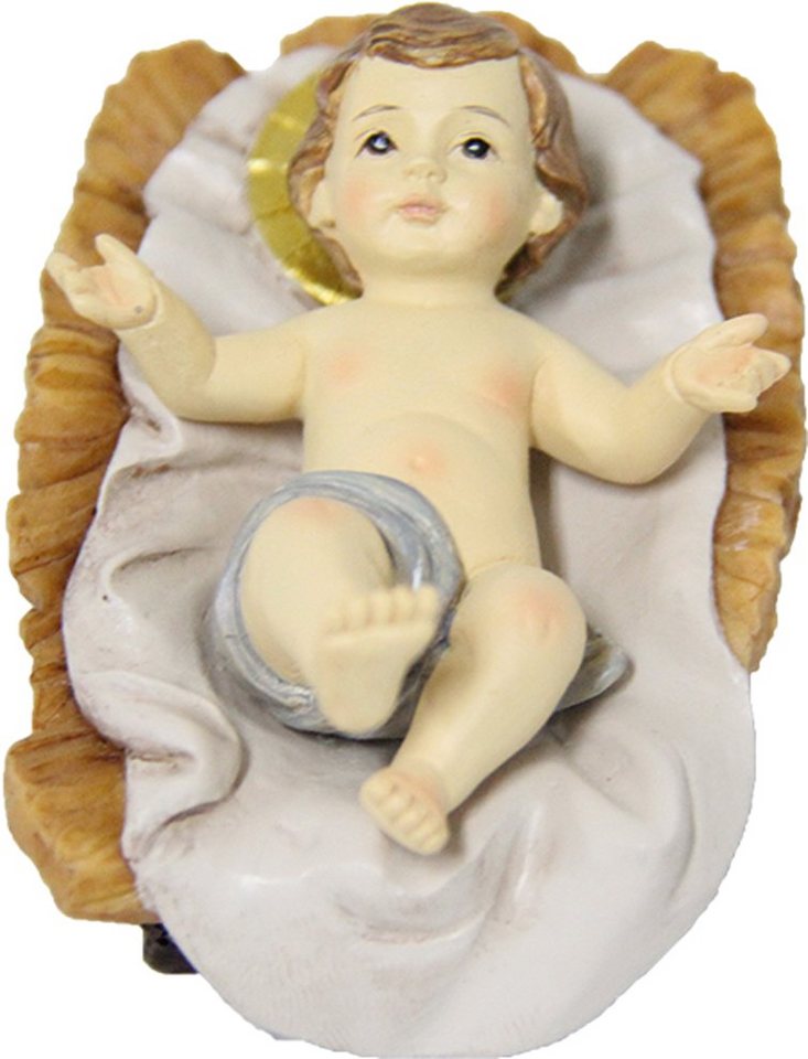 FADEDA Krippenfigur 2x FADEDA Jesuskind mit Barren, Höhe in cm: 11 (2 St) von FADEDA