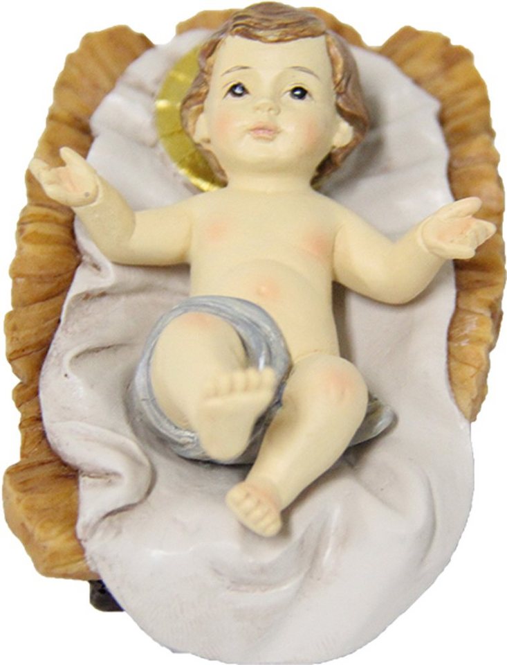 FADEDA Krippenfigur 2x FADEDA Jesuskind mit Barren, Höhe in cm: 9 (2 St) von FADEDA