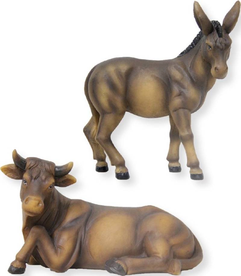 FADEDA Krippenfigur 2x FADEDA Ochs und Esel, Höhe in cm: 16 (2 St) von FADEDA