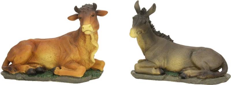 FADEDA Krippenfigur 2x FADEDA Ochs und Esel, Höhe in cm: 42 (2 St) von FADEDA