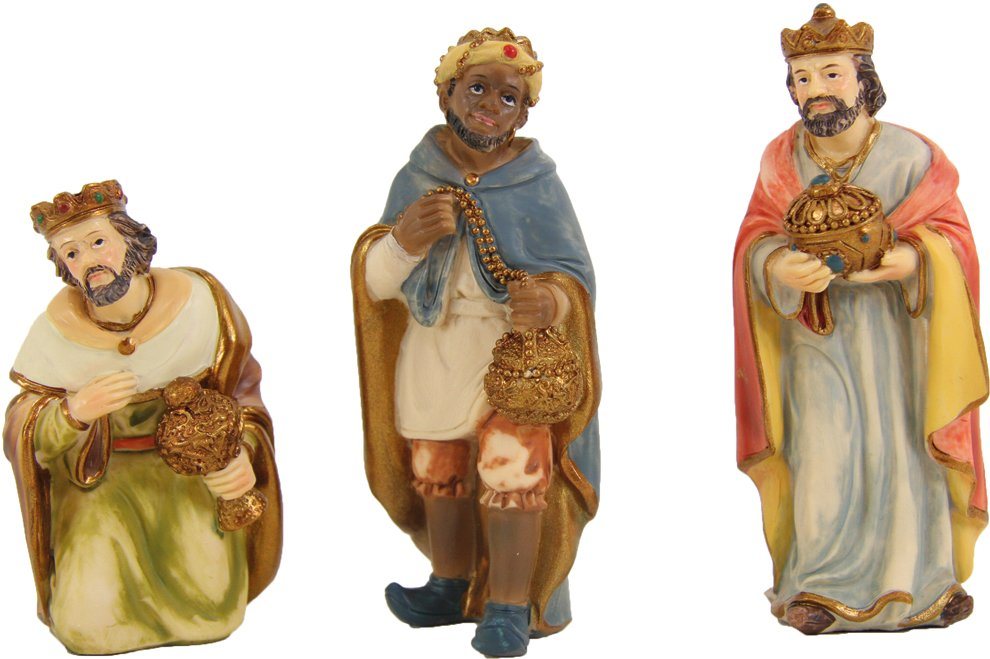 FADEDA Krippenfigur 3x FADEDA Hlg. Drei Könige, Höhe in cm: 12 (3 St) von FADEDA