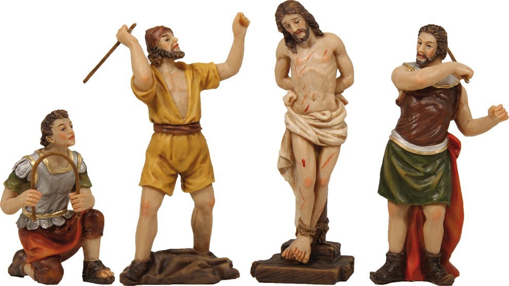 FADEDA Krippenfigur 4x FADEDA Passionsfiguren: Geißelung, Höhe in cm: 9 (4 St) von FADEDA