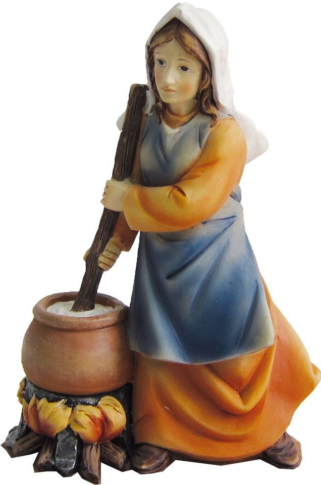 FADEDA Krippenfigur FADEDA Frau am Feuer, Höhe in cm: 7 (1 St) von FADEDA