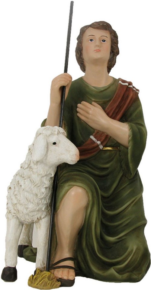 FADEDA Krippenfigur FADEDA Hirte kniend mit Schaf, Höhe in cm: 40 (1 St) von FADEDA