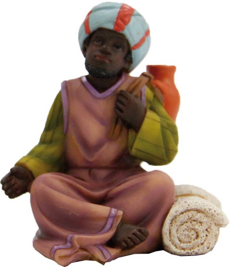 FADEDA Krippenfigur FADEDA Teppichhändler sitzend, Höhe in cm: 11 (1 St) von FADEDA