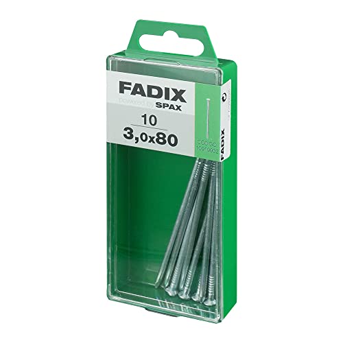 CAJA M 10 uds. CLAVO CP ACERO 3,0 x 80 mm FADIX von FADIX