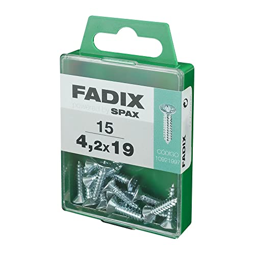 CAJA M 15 uds. Drehkreuz rot CHAPA CP CINC 4,2 x 19 mm FADIX von FADIX