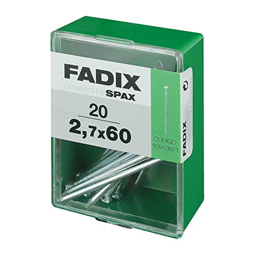 CAJA M 20 uds. CLAVO CP ACERO 2,7 x 60 mm FADIX von FADIX