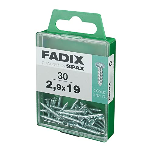 CAJA M 30 uds. Drehkreuz rot CHAPA CP CINC 2,9 x 19 mm FADIX von FADIX
