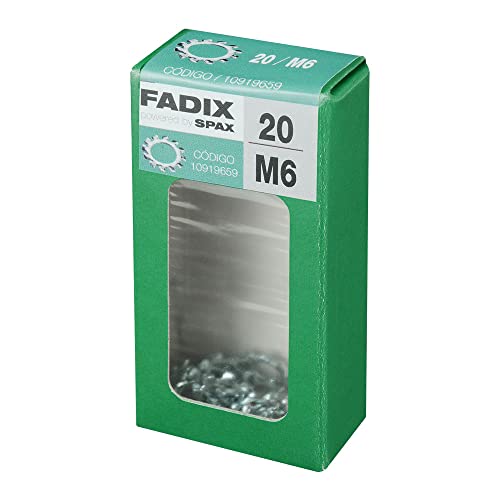 CAJA S 20 uds. ARANDELA DENTADA M 6 FADIX von FADIX