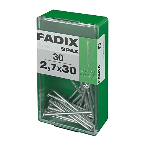 FADIX 18040 Box S 30 Stück. C-Stecker CP Stahl 2, 7 x 30 mm, bunt von FADIX