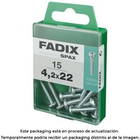 Fadix - Selbstschneidende Schraube, cr, Zink, 42 x 22 mm, Karton mit 15 Stück. 85761 von FADIX
