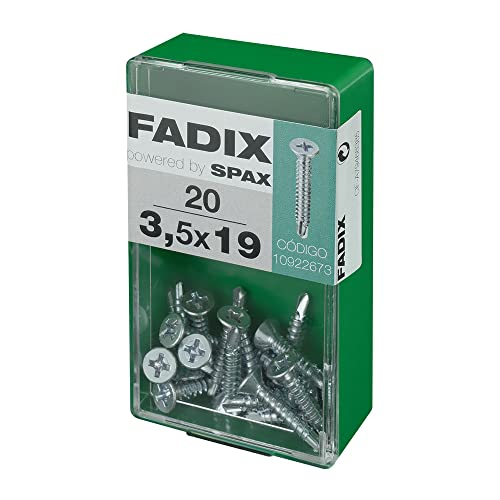 Gehäuse S 20 Stück ROSSCHRAUBE CHAPA CP AUTOT. Zink 3,5 x 19 mm FADIX von FADIX