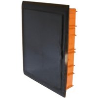 Unterputz schaltschrank 36 module mit schwarzer rahmen und getönter tür 315x525x105mm IP40 Faeg FG14736 - Schwarz von FAEG