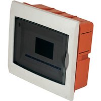 Fraschetti - 8-Modul-Unterputz-Schalttafel mit weißem Rahmen und getönter Tür 250x215x75mm IP40 faeg - FG14308 von FRASCHETTI