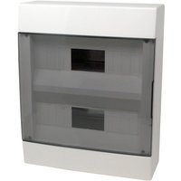 Wandverteiler 24 module weiß mit geräucherter tür 280x345x105mm IP40 FAEG - FG14424B Wandverteiler 24 module weiß mit geräucherter tür 280x345x105mm IP40 FAEG - FG14424B von FAEG