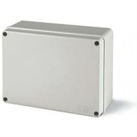 FAEG wasserdichte Anschlussdose mit glatten Wänden – Abdeckung mit Kunststoffschrauben und Scharnier IP56 300 x 220 x 120 – 13508 von FAEG