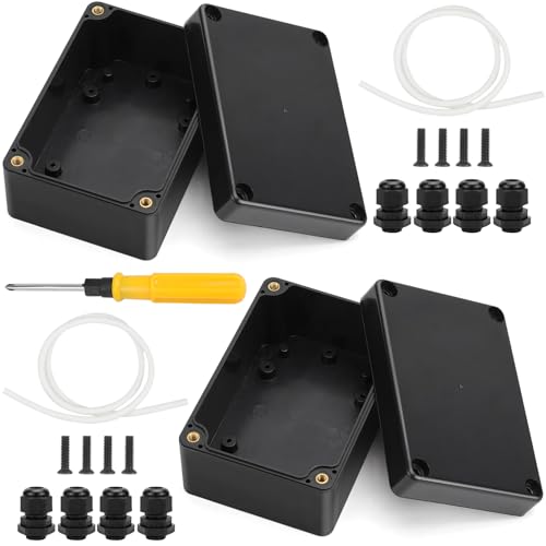 2 Stück Anschlussdose IP65 Abzweigdose Wasserdicht Verteilerdose Aufputz Abzweigkasten Universal Gehäuse Elektronik mit 8 Kabelverschraubung Und Schraubenzieher 2 Stück Anschlussdose IP65 Abzweigdose Wasserdicht Verteilerdose Aufputz Abzweigkasten Universal Gehäuse Elektronik mit 8 Kabelverschraubung Und Schraubenzieher von FAELNK