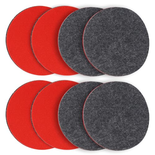 FAELNK 8 pcs Polierfilz 125mm Filz Polierscheibe 125mm Auto Polierpads Klett Auto Polierscheibe Set Kompatibel mit Bosch Exzenterschleifer für Auto Badewanne Glas Metall Marmor FAELNK 8 pcs Polierfilz 125mm Filz Polierscheibe 125mm Auto Polierpads Klett Auto Polierscheibe Set Kompatibel mit Bosch Exzenterschleifer für Auto Badewanne Glas Metall Marmor von FAELNK