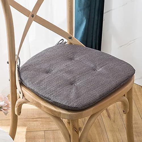 FAFOUR Esszimmerstuhlkissen 43x45cm, Esszimmerstuhlpolster, große U-Form mit Bändern, Sitzkissen als Ersatz für Küchenstühle, doppelseitig verwendet, verschleißfest und strapazierfähig von FAFOUR