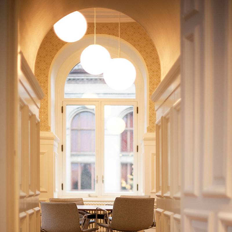 Fagerhult Globia Pendel DALI Glas Ø30cm 20W 3.000K von Fagerhult