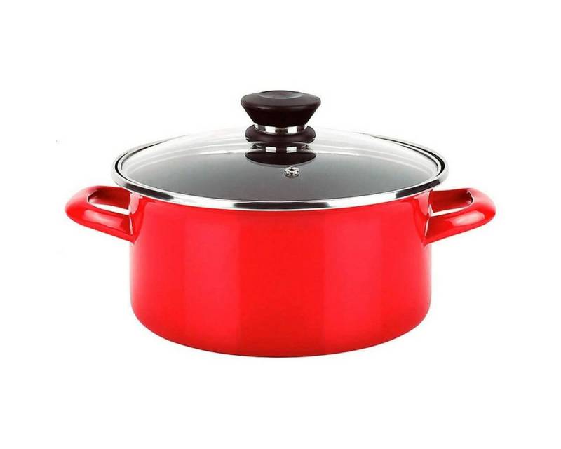 FAGOR Kochtopf Fagor Kasserolle FAGOR Optimax Rot Emaillierter Edelstahl Ø 26 x 14 cm FAGOR Kochtopf Fagor Kasserolle FAGOR Optimax Rot Emaillierter Edelstahl Ø 26 x 14 cm von FAGOR