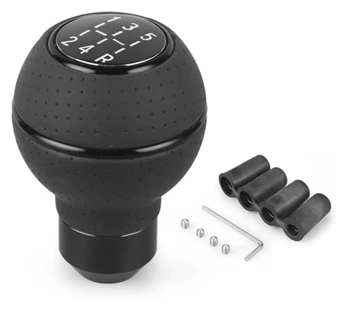 FAHBSTR Für M8 M10 M11 M12 Schalthebel Schalthebelknopf Schaltkopf Universal Auto Schaltknauf 5 Gang Schalthebelknauf Schaltknauf Knauf(Schwarz) von FAHBSTR