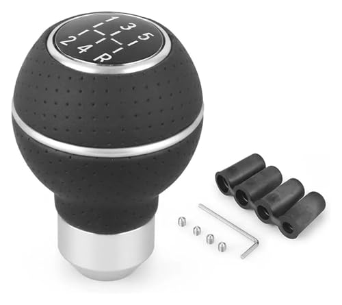FAHBSTR Für M8 M10 M11 M12 Schalthebel Schalthebelknopf Schaltkopf Universal Auto Schaltknauf 5 Gang Schalthebelknauf Schaltknauf Knauf(Silber) von FAHBSTR