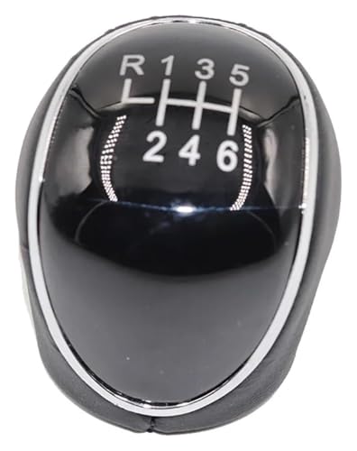 FAHBSTR Für Mondeo V Für MK5 2015-2019 Manueller Hebel Handball 5/6 Geschwindigkeit Auto Schaltknauf Kopf Getriebe Abdeckung Schaltknauf Knauf(R 1 2 3 4 5 6) von FAHBSTR
