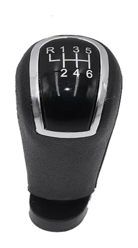 FAHBSTR Für Rapid 2012-2016 Auto Schaltknauf Schalthebel Schalthebel Gaitor Boot Cover Schalthebelknopf Schaltknauf Knauf(6 speed knob) von FAHBSTR