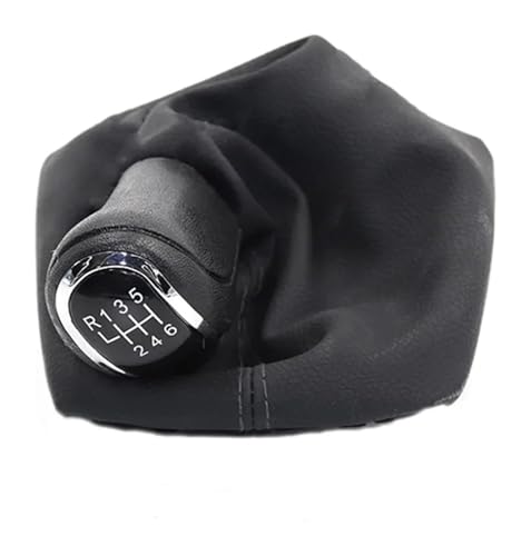 FAHBSTR Für Rapid 2012-2016 Auto Schaltknauf Schalthebel Schalthebel Gaitor Boot Cover Schalthebelknopf Schaltknauf Knauf(6 speed set) von FAHBSTR