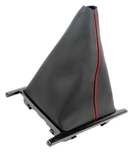 FAHBSTR Für VW Für Amarok 2010-2022 Auto Schaltknauf Stick Pen Gaitor Boot Abdeckung Fall Schaltknauf Schaltknauf Knauf(Black Red Line) von FAHBSTR