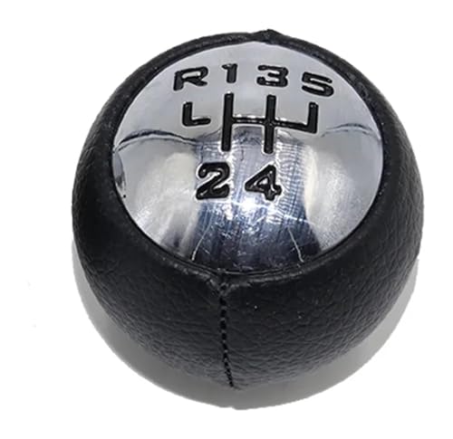 Für Fiat Für Scudo 2 II 2007-2016 Manueller Wählhebel Schaltknauf Hebel Wechselgetriebe Schalthebel Leder Schaltknauf Schaltknauf Knauf(5 speed) von FAHBSTR