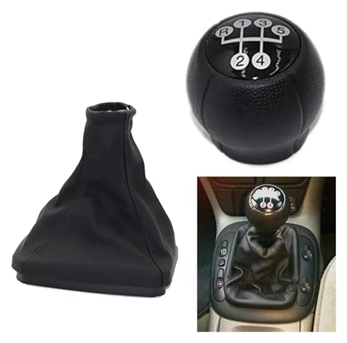 Für Vauxhall Für VECTRA B 1995-2002 Getriebegriff Schalthebelknopf Schalthebel Schaltknauf Schaltknaufmanschette Schaltknauf Knauf(Gear Knob and Boot) von FAHBSTR