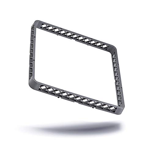 Kerafactum Aufsatz Rahmen für Spülkorb Korb Erweiterungselement für Körbe Teller und Tabletts Gläser Gastro Spülmaschine Spülmaschinenkorb aus Kunststoff 50x50 cm erweiterbar rack extender von Faimex