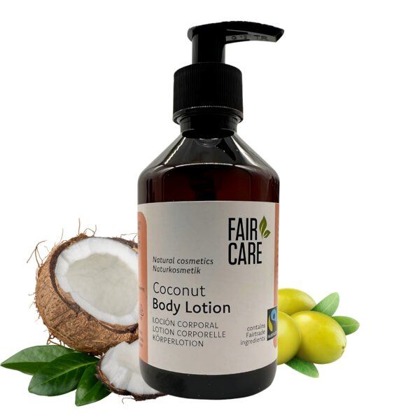 FAIR CARE Body Lotion Kokosnuss 240 ml - Körperlotion mit Pumpspender von FAIR CARE